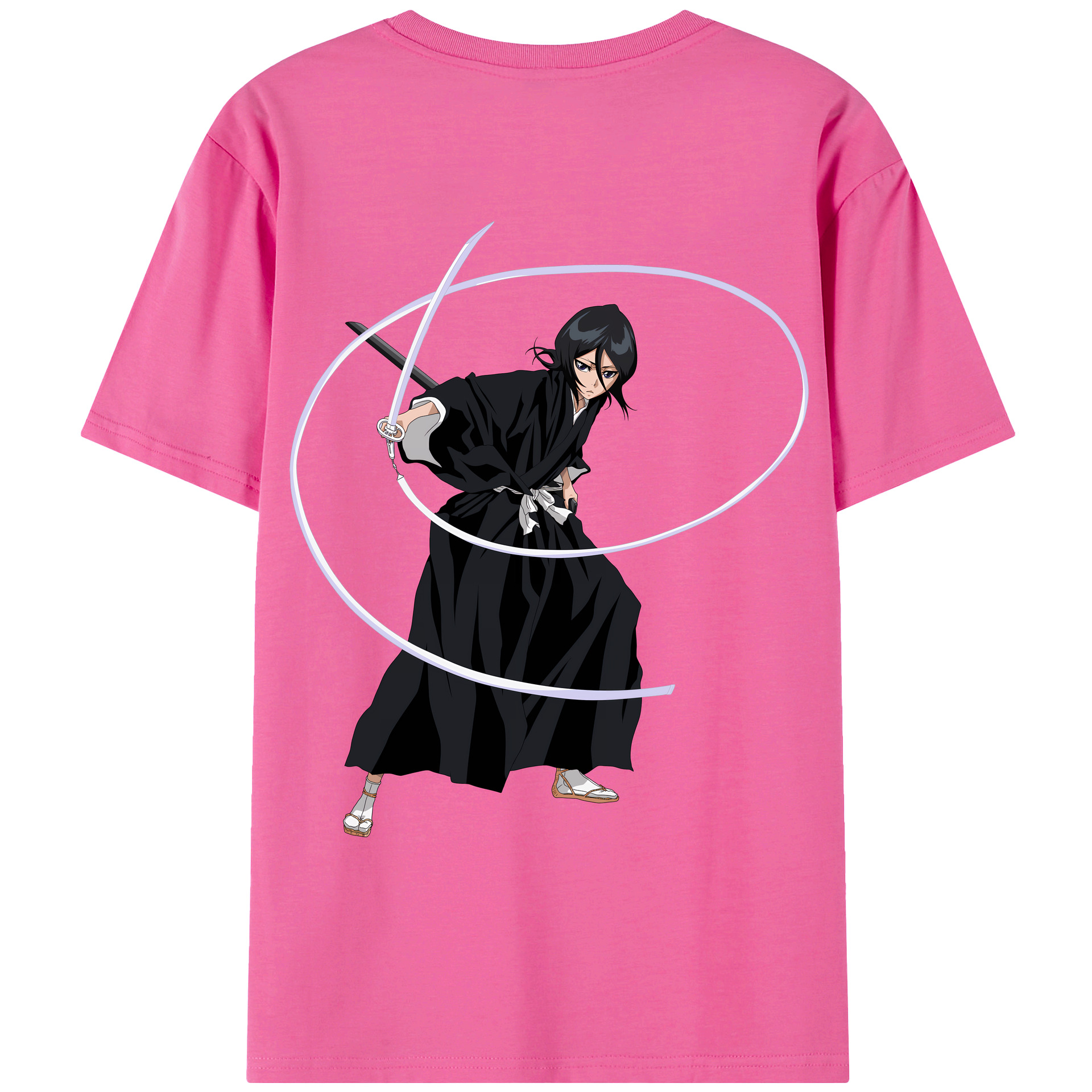 （画像用） ブリーチ 朽木ルキア BLEACH Kuchiki Rukia レディース半袖Tシャツ(バックプリント)
